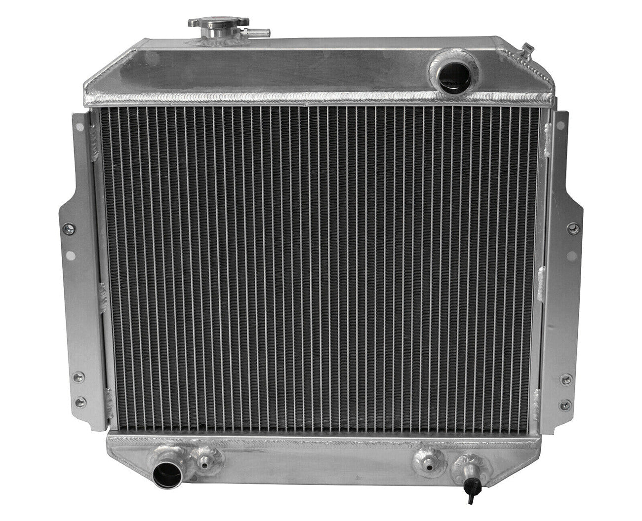 Aluminum radiator & fan For 1988-1992 Nissan Forklift A10-A25 H20 1988 1989 1990 1991 1992