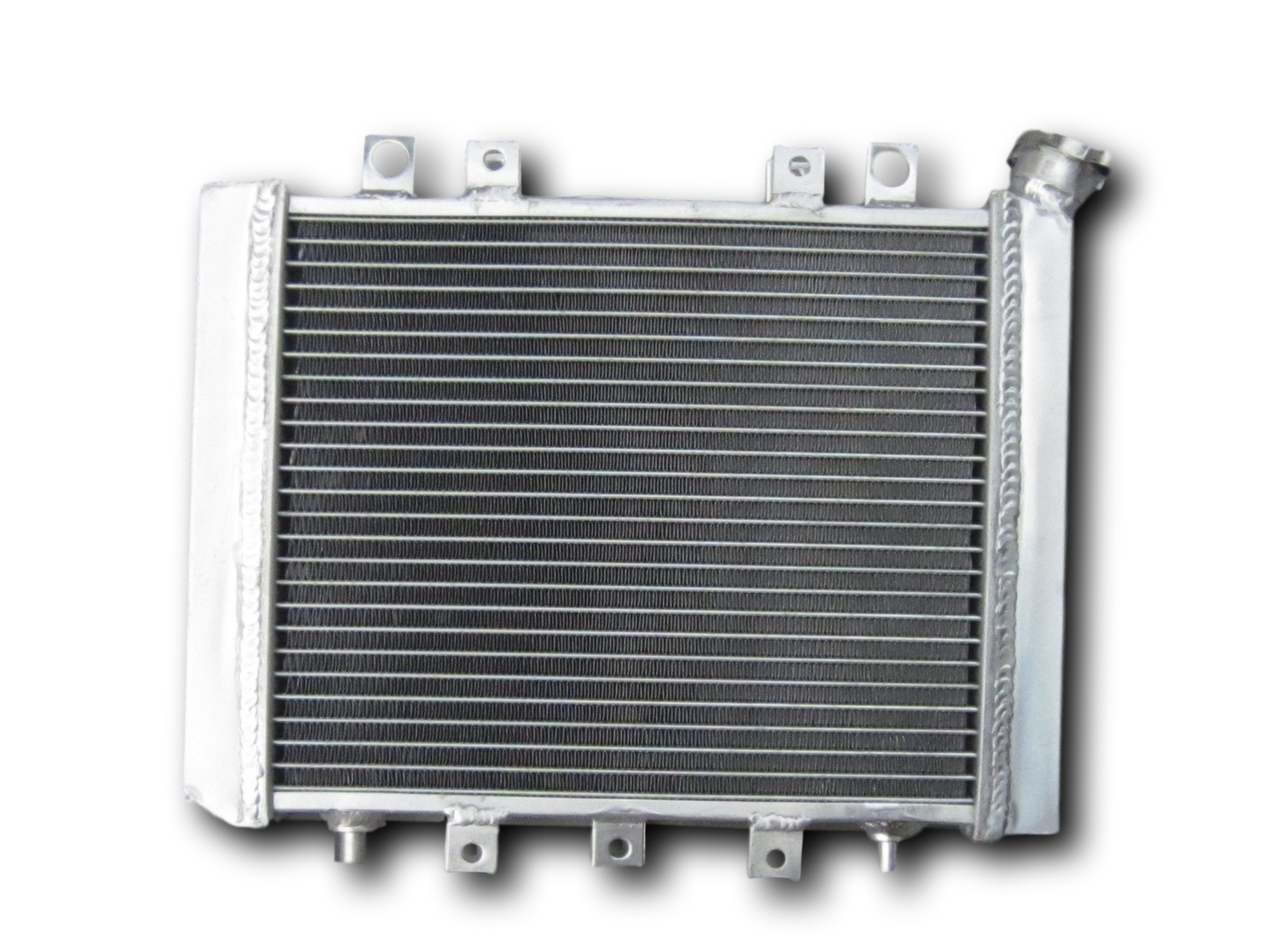 GPI Aluminum Radiator & FAN For Kawasaki Brute Force 650 2006-2010 2008 2009/ Brute Force 750 2005-2007 2006