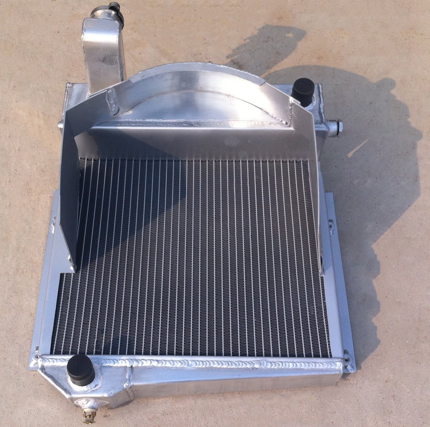 Aluminum Radiator For MG Midget 948/1098 Austin Healey Sprite Bugeye Frogeye 0.9L/1.1L A-Series I4 1958-1967