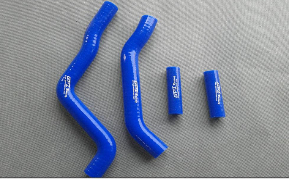FOR KAWASAKI KX125 KX 125 05 06 07 2005 2006 2007 SILICONE RADIATOR HOSE GREEN - CHR Racing