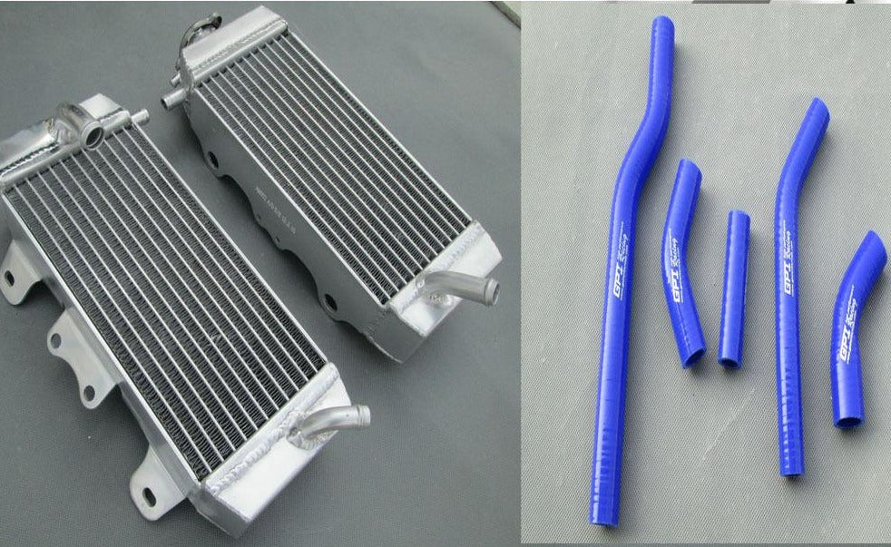 NEW Aluminum Radiator+RED HOSE for Yamaha YZF250 YZ250F YZF 250 YZ 250F 06 2006 - CHR Racing