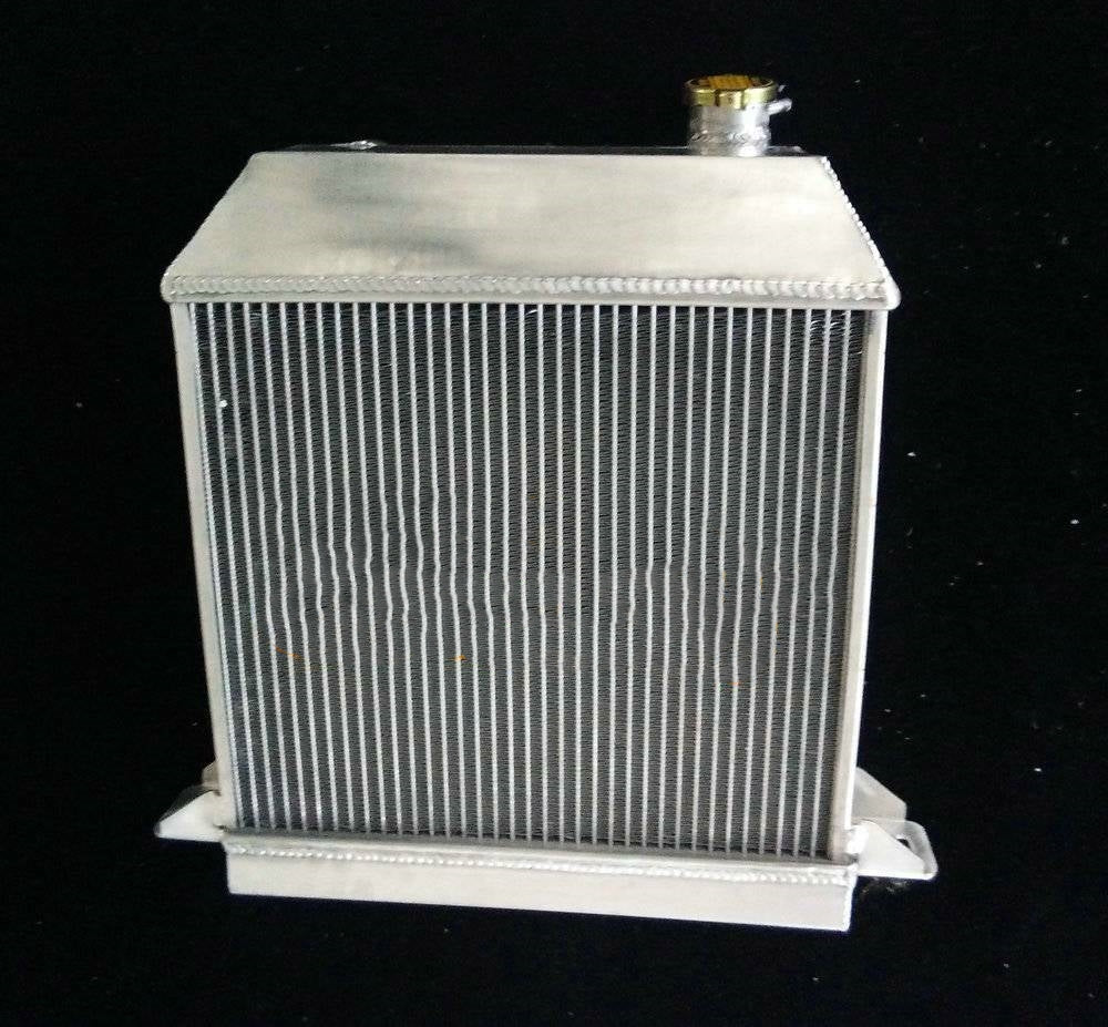 62MM Aluminum radiator&Shroud Fans for Morgan Plus 4 Plus Four Base/Sport /Super Sports/Plus 1964-1968 1965 1966 1967 1.5L 2.1L MT