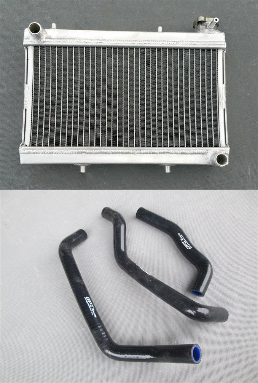 Aluminum Radiator+BLUE Hose for Honda TRX250 TRX250R TRX 250R 1988 1989
