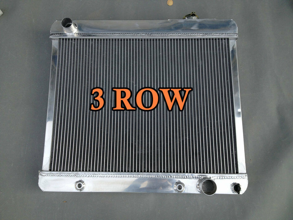 52mm 3row Aluminum Racing Radiator FOR 1963-1966 Chevrolet C10 C20 C30 Chevy Pickup Truck C/K SERIES/PONTIAC & Fan 1964 1965