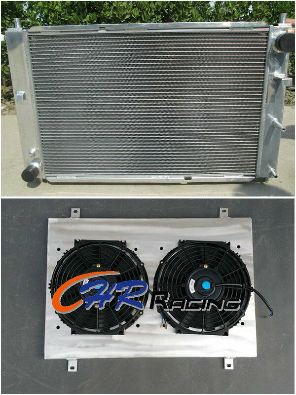 NEW Aluminum Radiator for Ford Mustang Manual MT V8 4.6L 1997-2004+shroud+fans - CHR Racing