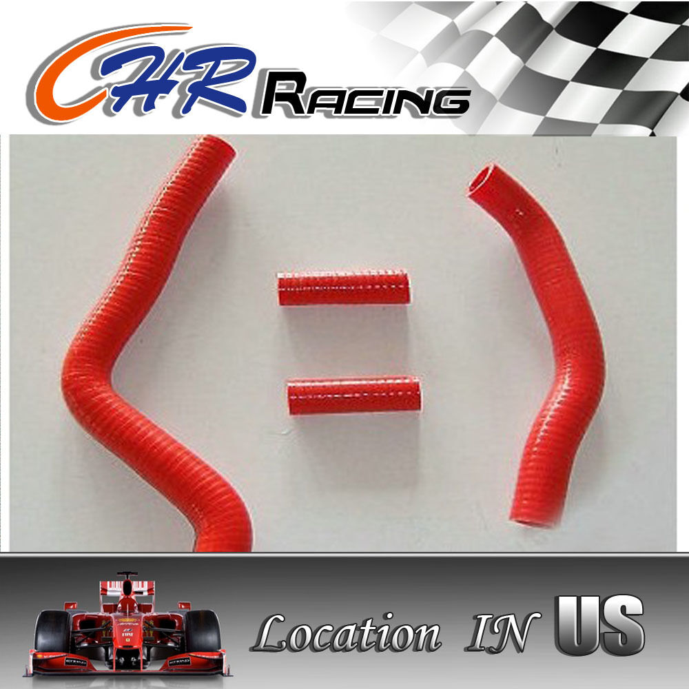 FOR KAWASAKI KX125 KX 125 03 04 2003 2004 SILICONE RADIATOR HOSE BLUE - CHR Racing