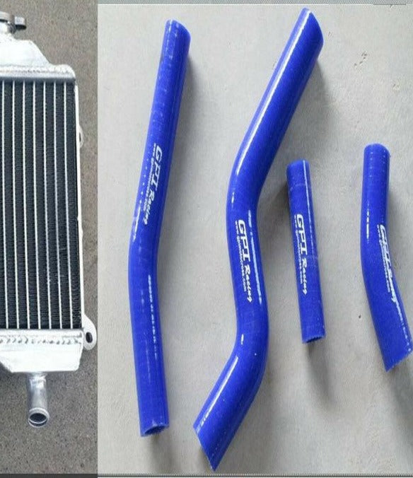 Aluminum Radiator and RED hose for YAMAHA WR450F WRF450 2012 2013 2014 2015 - CHR Racing