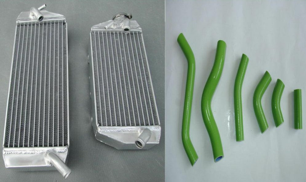 FOR Kawasaki KLX450R KLX450 KLX 450 R 2008 2009 08 09 aluminum radiator + hose - CHR Racing