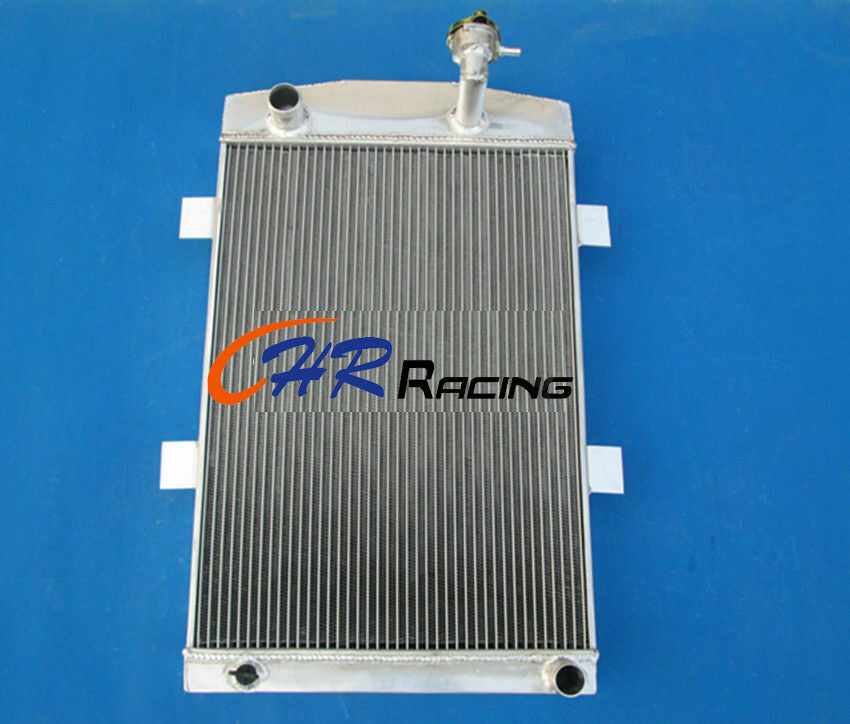 56MM CUSTOM ALUMINUM ALLOY RADIATOR CHEVY M/T 1935-1936 1935 1936 35 36 - CHR Racing