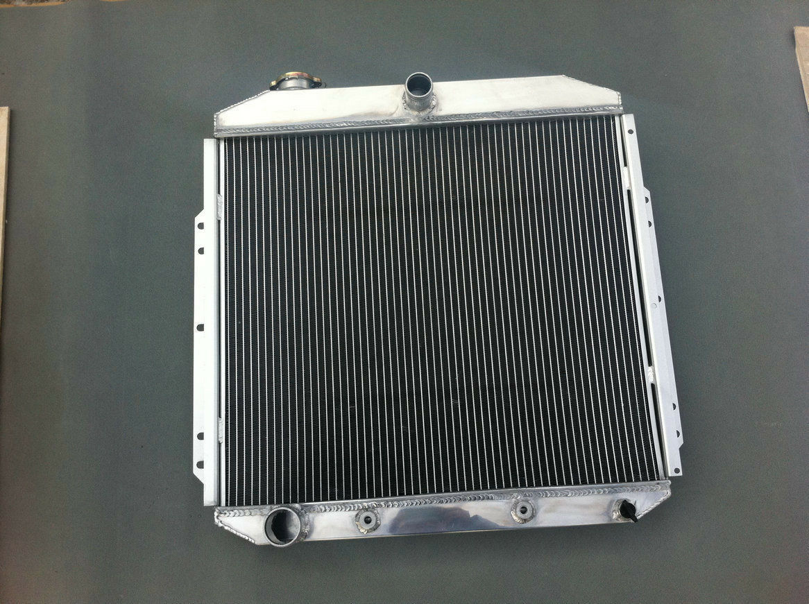 Aluminum Radiator& FAN for FORD PICKUP F350 F250 F100 FORD Engine 1953 1954 1955 1956