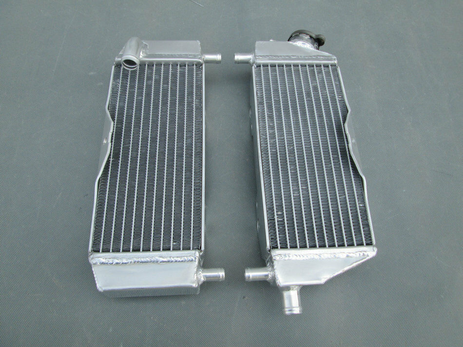 aluminum radiator and hose for Kawasaki KX250 KX 250 2-stroke 2005 2006 2007 - CHR Racing