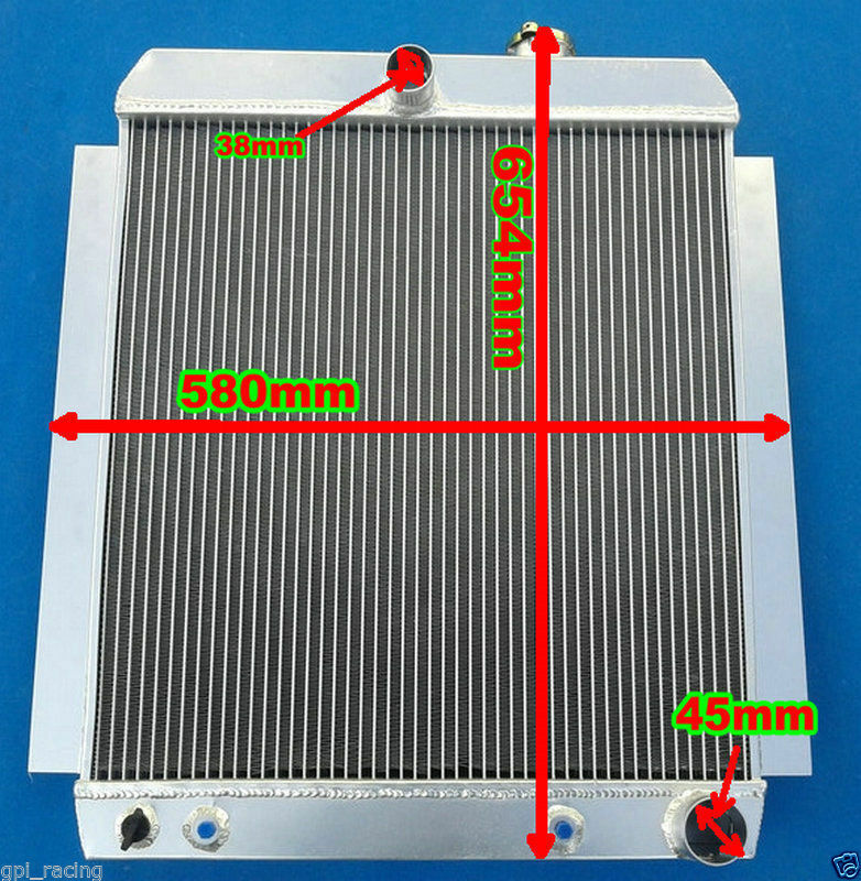 56mm aluminum radiator 1948-1954 1947 1948 1949 1950 1951 CHEVY TRUCK PICKUP 49 - CHR Racing