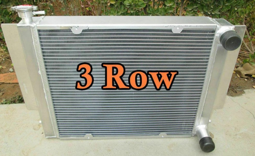 FOR Mazda RX2 RX3 RX4 RX5 RX7 Aluminum Radiator without Heater pipe - CHR Racing