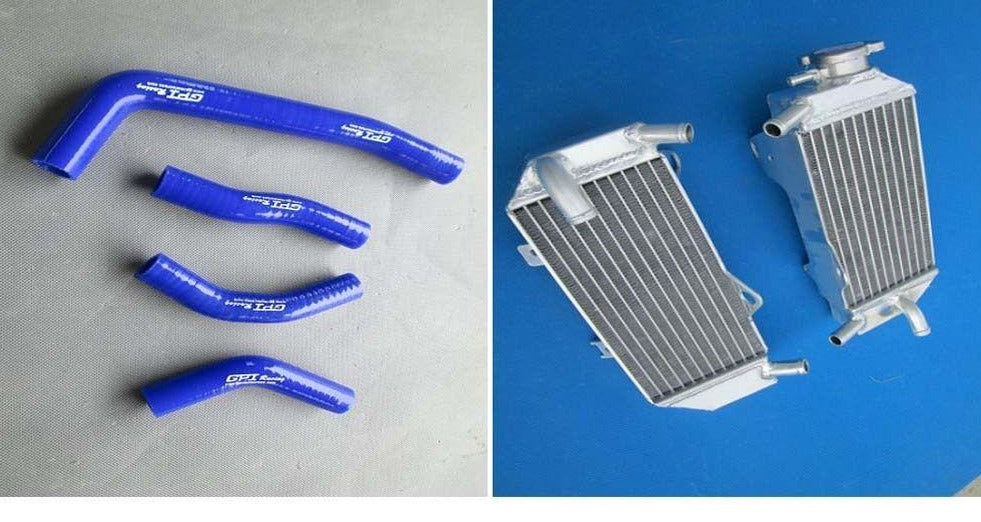 ALUMINUM RADIATOR + hose FOR HONDA CRF250 CRF250R 2010 2011 2012 2013 10 11 12 - CHR Racing