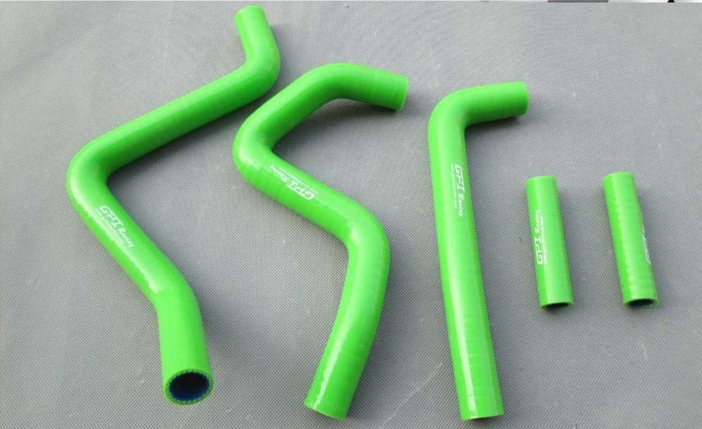 Silicone radiator hose for Kawasaki KX250 KX 250 1994-2002 2000 2001 green