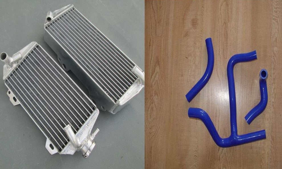 FOR Suzuki RMZ 450 2008-2017 2013 2012 11 10 09 aluminum radiator and hose - CHR Racing