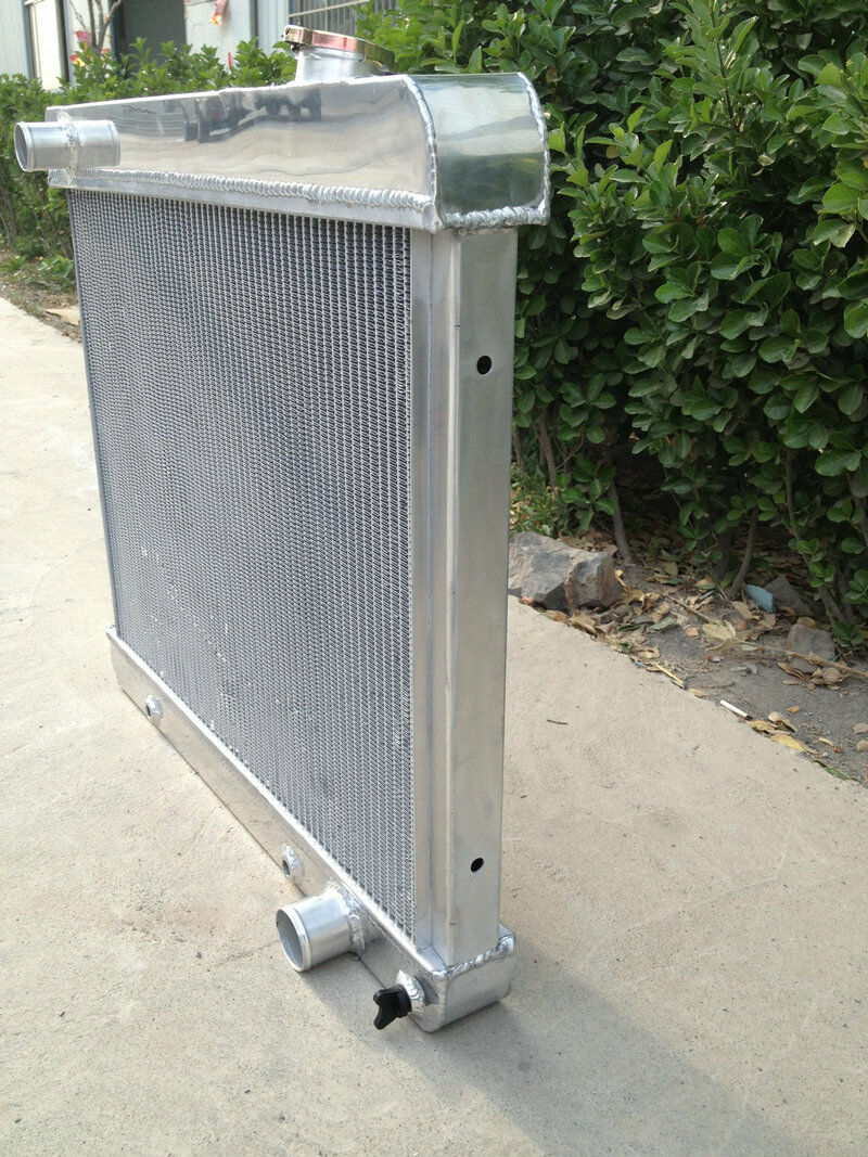 3 Row FOR Chevy Pickup Truck C10/C20/C30 K10/K20 1963-1966 aluminum radiator - CHR Racing