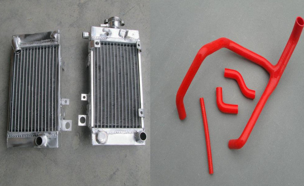 L&R aluminum radiator AND hose FOR HONDA XL650 XL650VY XL650R XL650V TRANSALP - CHR Racing
