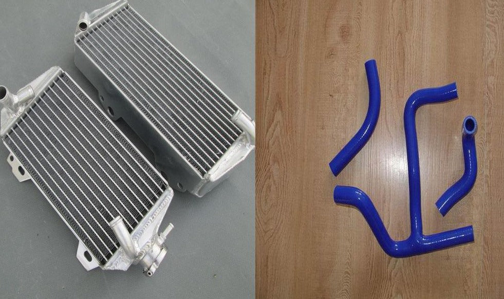 aluminum radiator and hose FOR Suzuki RMZ450 2008-2017 2009 2010 2011 12 13 14 - CHR Racing