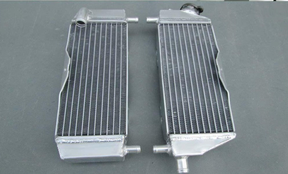 RL aluminum radiator for Kawasaki KX250 KX 250 2-stroke 2005 2006 2007 05 06 07 - CHR Racing