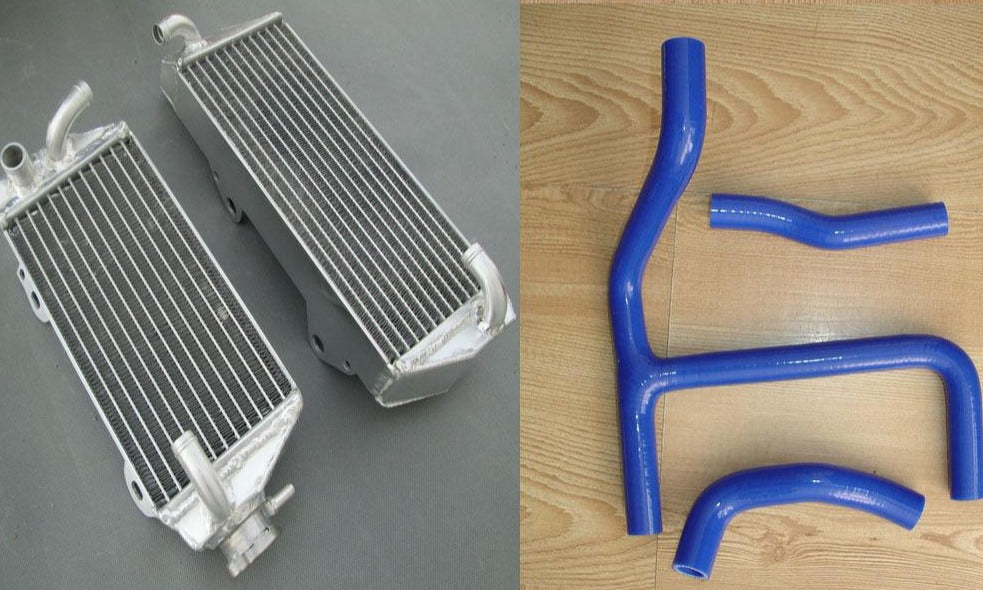 L&R aluminum radiator and hose for Suzuki RMZ 250 RMZ250 2010 2011 2012 10 11 - CHR Racing