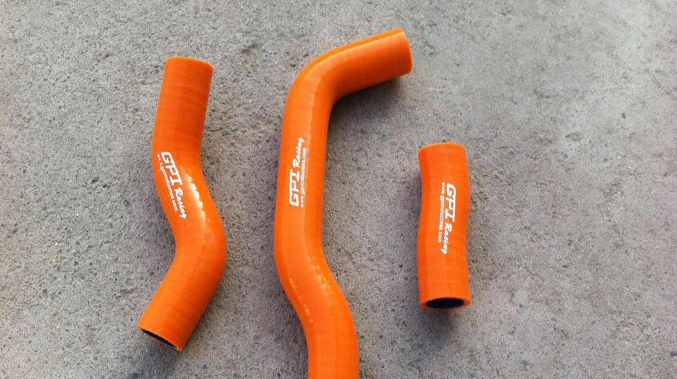 NEW FOR KTM 450 SXF 450SXF 07 08 09 2007 2008 2009 silicone radiator hose ORANGE - CHR Racing