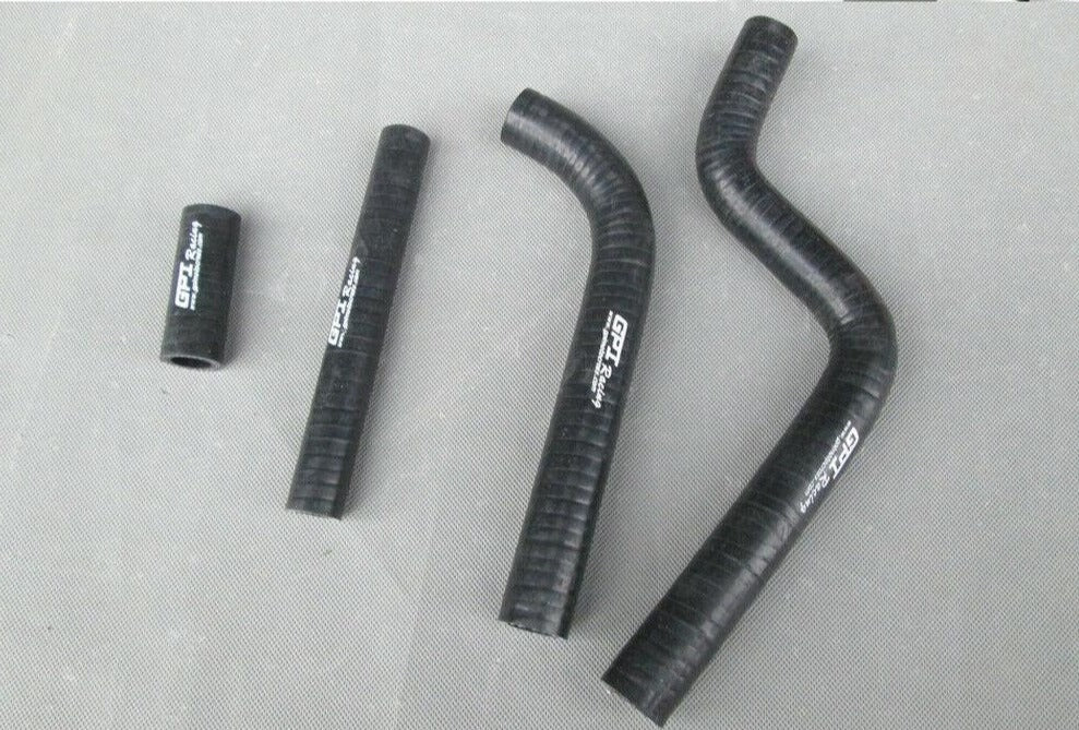 Silicone Radiator Hose for YAMAHA 03-08 YZ125 YZ 125 2003 2004 06 07 08 BLACK