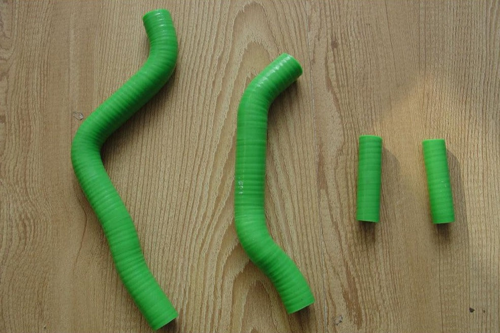 FOR KAWASAKI KX125 KX 125 03 04 2003 2004 SILICONE RADIATOR HOSE BLUE - CHR Racing