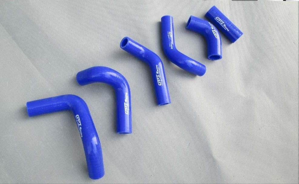 SILICONE radiator hose FOR HUSQVARNA TE400 TE450 TE510 2002-2008 03 04 06 BLUE