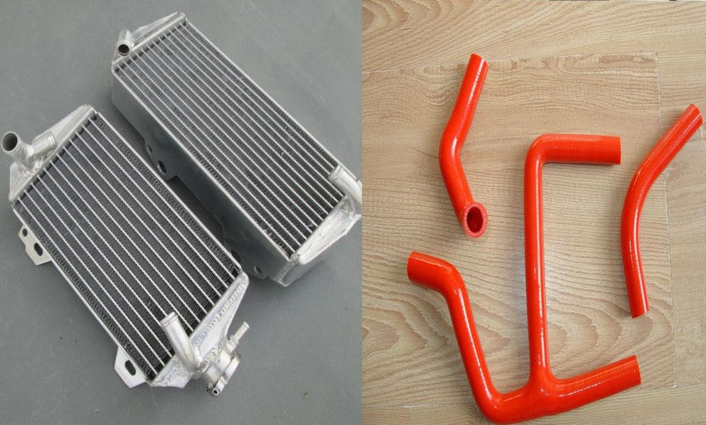 FOR Suzuki RMZ 450 2008-2017 2013 2012 11 10 09 aluminum radiator and hose - CHR Racing