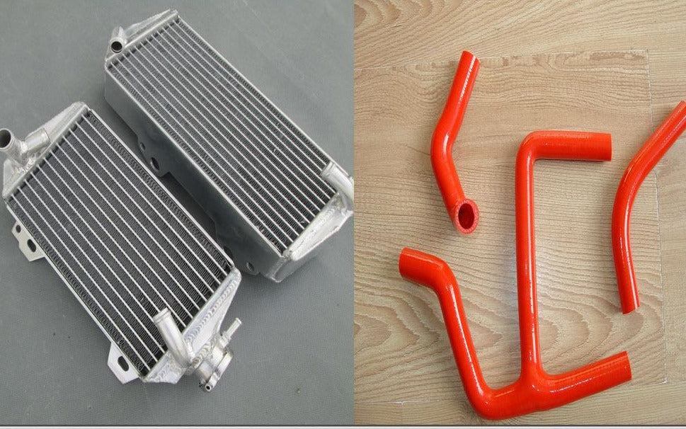 aluminum radiator and hose FOR Suzuki RMZ450 2008-2017 2009 2010 2011 12 13 14 - CHR Racing