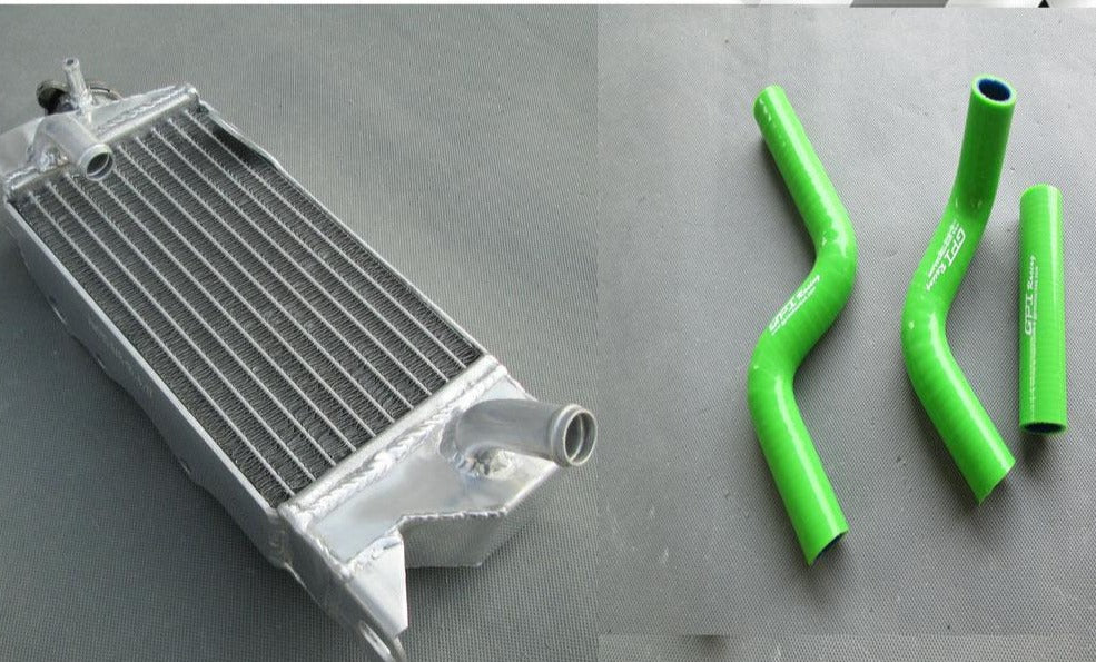 aluminum radiator&silicone red hose KAWASAKI KX80 KX85 KX100 98-2013 2010 2012 2013