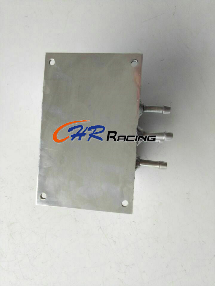 UNIVERSAL 2.5L ALUMINUM RADIATOR COOLANT OVERFLOW TANK + PRESSURE CAP 2.5 LTR