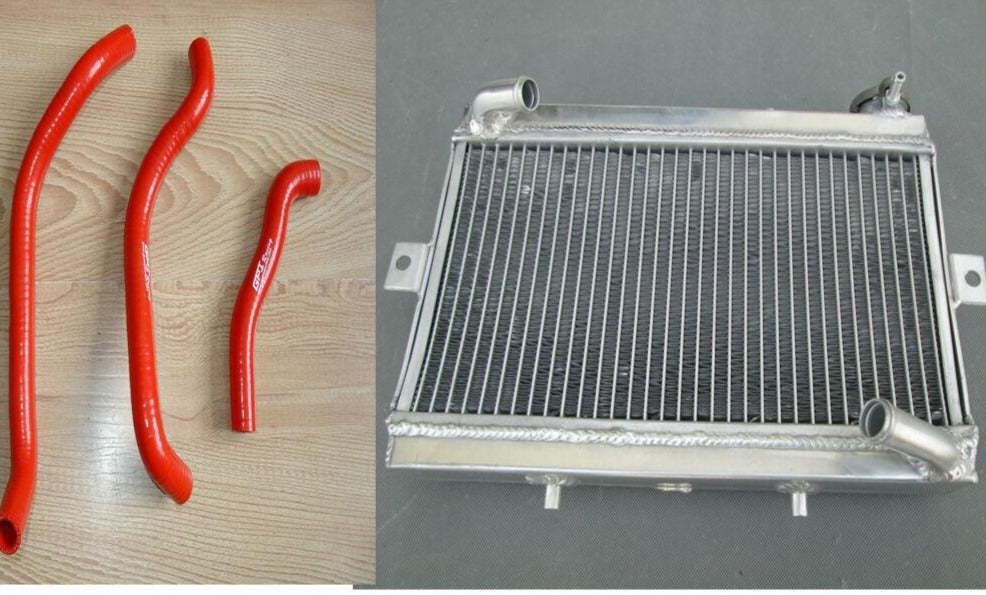 Aluminum Radiator and hose for Honda TRX250 TRX250R TRX 250R 1987 87 - CHR Racing