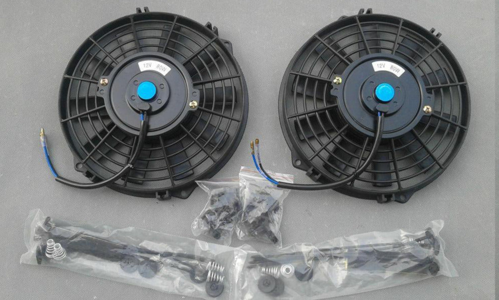 FULL Aluminum Radiator + 12" FANS for Pontiac Firebird Trans Am 1970-1981 1976 1977 1978