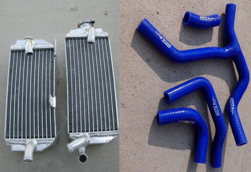 FOR NEW Honda CRF450R CRF450 CRF 450R 2013 13 2014 14 aluminum radiator AND HOSE - CHR Racing