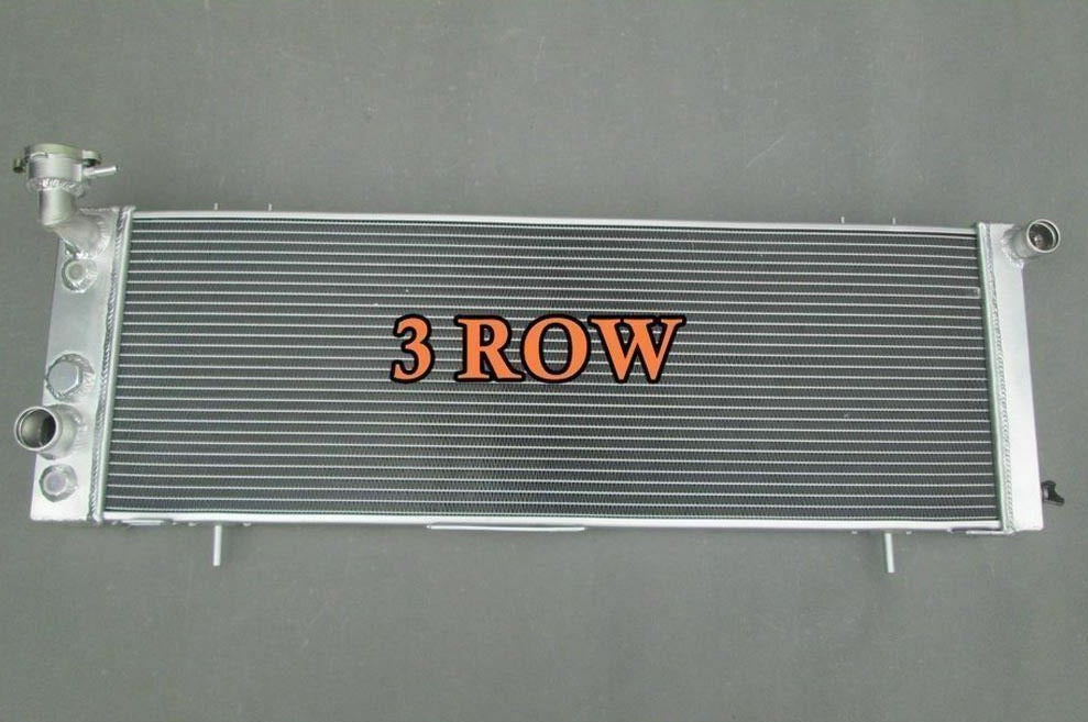 3Row Aluminum Radiator for 1991-2001 Jeep Wagoneer/Cherokee XJ 2.5/4.0L & Comanche Pickup Truck 4.0L AT/MT 92 93 94 95 00