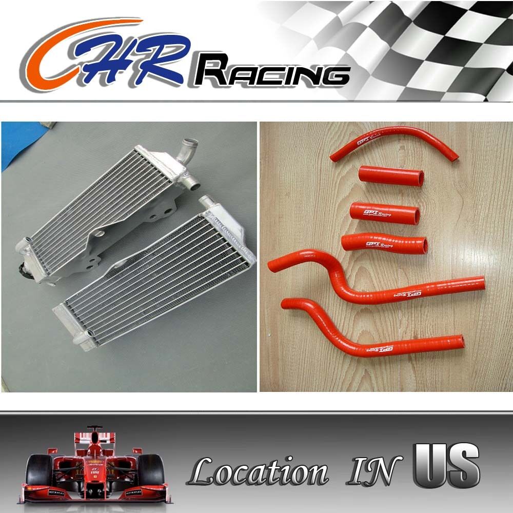 Aluminum Radiator and hose for HONDA CR500 CR500R 1991-2001 1992 1993 1994 - CHR Racing