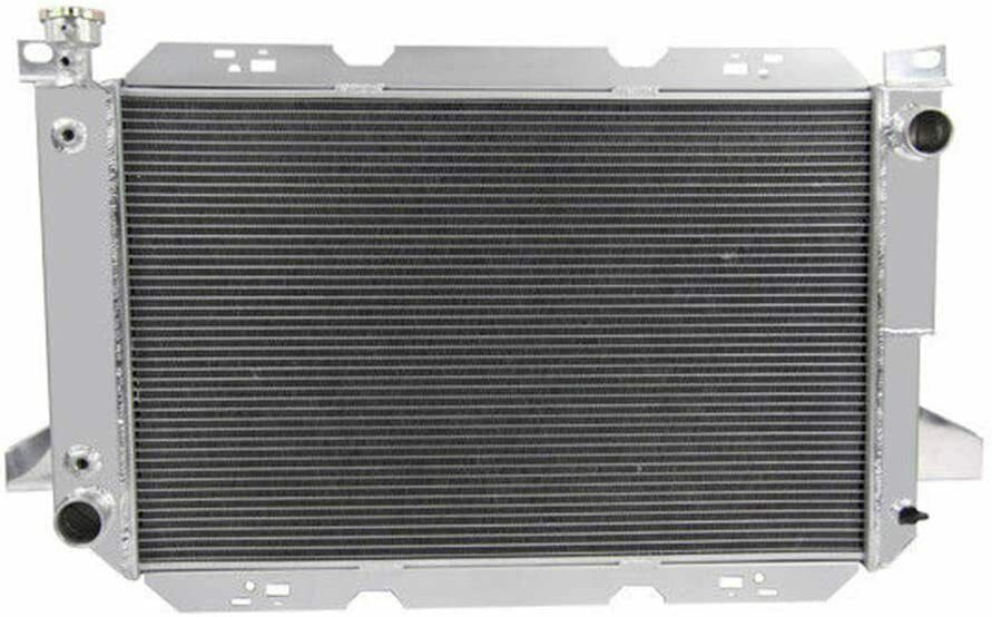 3 Row Aluminum Radiator For 1985-1996 FORD F-150 F-250 F-350 BRONCO 5.0/5.8/7.5L 1986 1987 1988 1989 1990 1991 1992