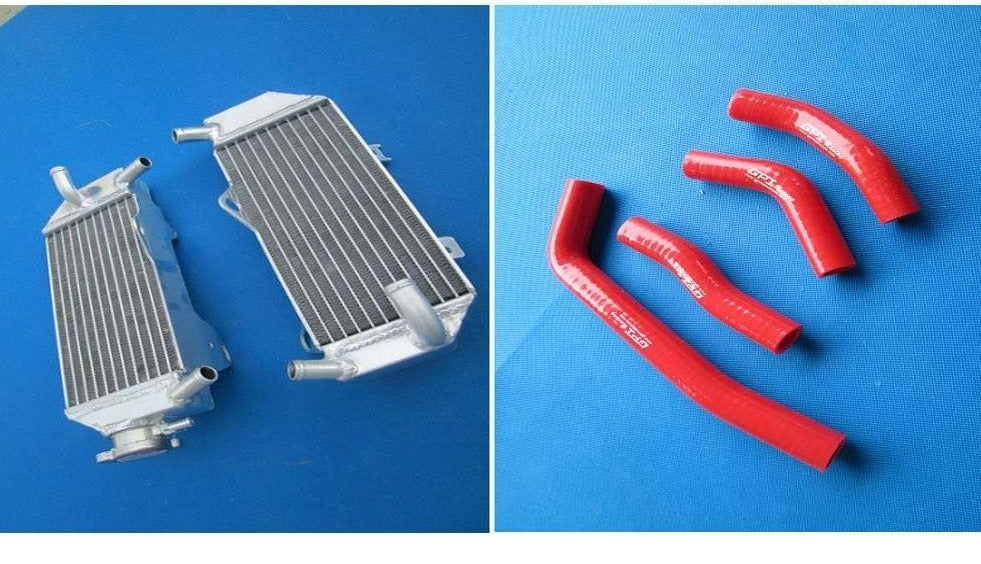 ALUMINUM RADIATOR + hose FOR HONDA CRF250 CRF250R 2010 2011 2012 2013 10 11 12 - CHR Racing