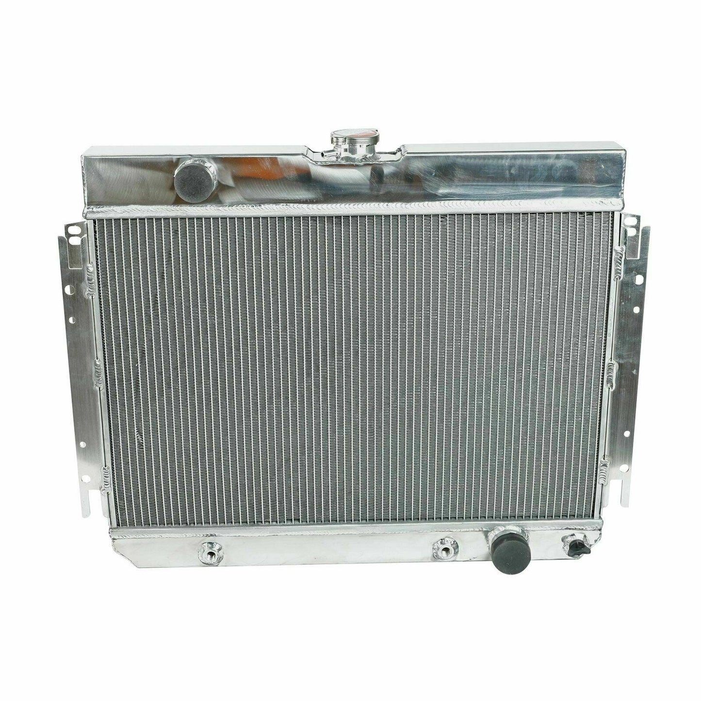 Aluminum Radiator &Fans For 1963-1968 Chevrolet Chevy Chevelle El Camino Biscayne Impala Bel Air Caprice L6 V8 AT/MT 5.4L