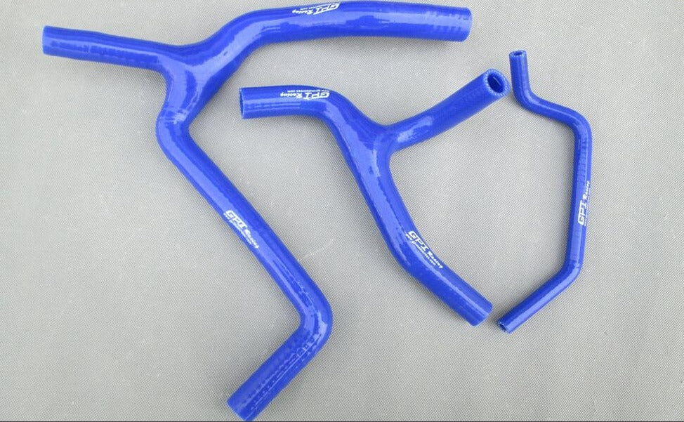 FOR KAWASAKI KX450F KXF450 KX 450F 2009-2013 12 2012 SILICONE RADIATOR HOSE RED - CHR Racing