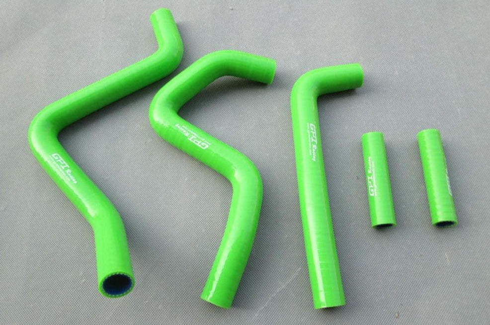 Silicone radiator hose for Kawasaki KX250 KX 250 1994-2002 2000 2001 green
