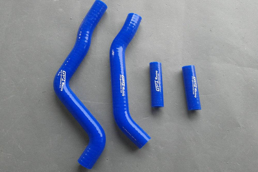 FOR KAWASAKI KX125 KX 125 05 06 07 2005 2006 2007 SILICONE RADIATOR HOSE GREEN - CHR Racing