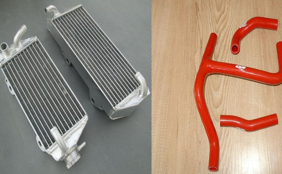 L&R aluminum radiator and hose for Suzuki RMZ 250 RMZ250 2010 2011 2012 10 11 - CHR Racing