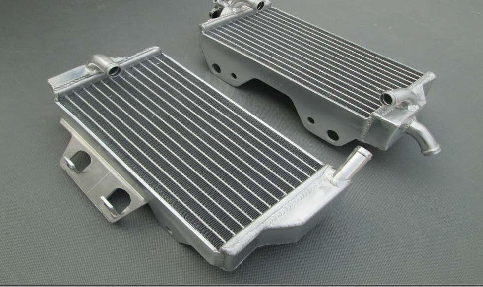 Aluminum Radiator & hose for Honda CR125 CR125R CR 125 R 2005 2007 2006 05 BLUE - CHR Racing