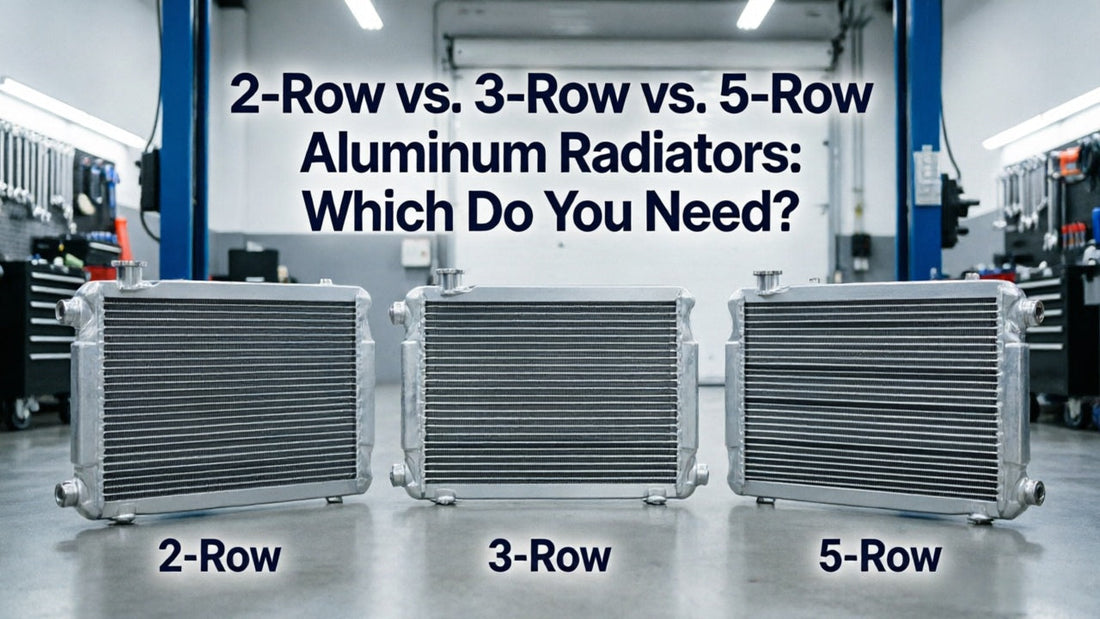 2-Row vs. 3-Row vs. 5-Row Aluminum Radiators: Which Do You Need?