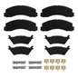 Front and Rear Left and Right Ceramic Brake Pads Kit for 2012  - 2020 Ford F-150