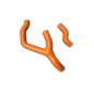 Orange Silicone Radiator Hose for 2011 2012 2013 2014 KTM 350 SXF/XC-F 4-stroke