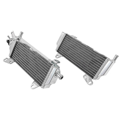 Left+Right Aluminum Radiator for 2018 2019 2020 2021 2022 Yamaha YZ250F YZ450F